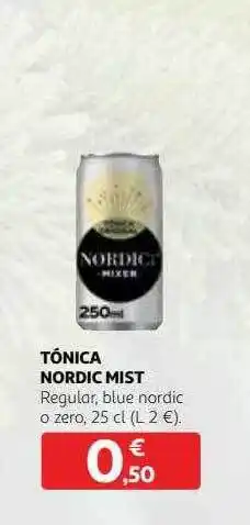Alcampo Tónica nordic mist regular blue nordic oferta