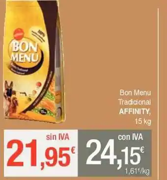 Masymas Bom menu tradicional affinity oferta