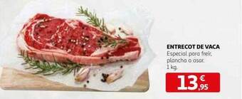 Alcampo Entrecot de vaca especial para freir plancha o asar oferta