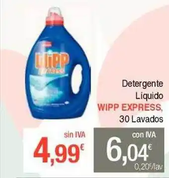 Masymas Detergente liquido wipp express oferta