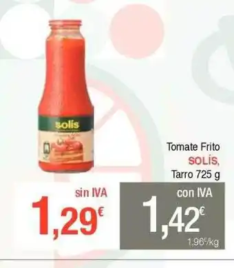 Masymas Tomate frito solís tarro oferta