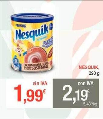 Masymas Nesquik oferta