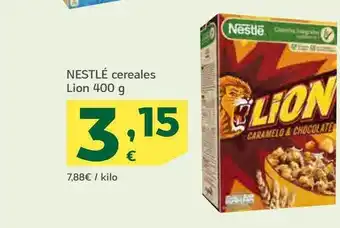 HiperDino Nestlé cereales lion oferta