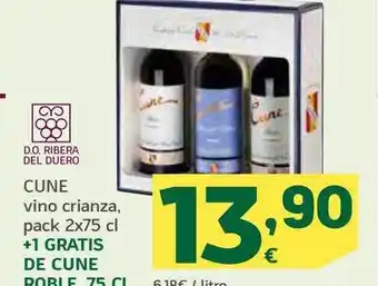 HiperDino Cune vino crianza oferta