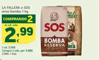 HiperDino La fallera o sos arroz bomba oferta