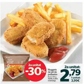 La Sirena 2a unitat -30% nuggets de pit de pollastre bossa oferta