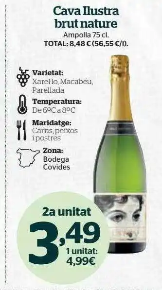 La Sirena Cava llustra brut nature oferta