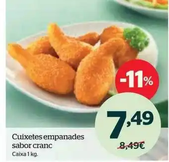 La Sirena Cuixetes empanades sabor cranc caixa oferta