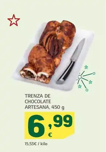 HiperDino Trenza de chocolate artesana oferta