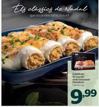 La Sirena Canelons de marisc amb beixamel premium oferta