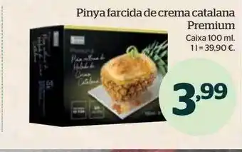 La Sirena Pinya farcida de crema catalana premium caixa oferta