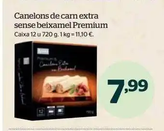La Sirena Canelons de carn extra sense beixamel premium caixa 12 oferta