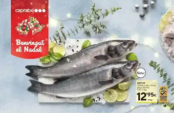 Caprabo Natur llobarro de criança peça d'entre oferta