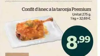 La Sirena Confit d'ànec a la taronja premium oferta