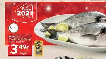 Caprabo Natur orada oferta