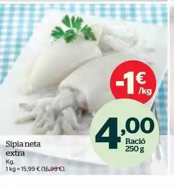 La Sirena Sipia neta extra oferta
