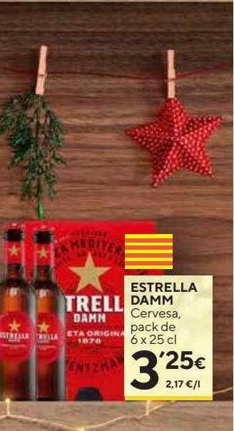 Caprabo Estrella damm cervesa oferta