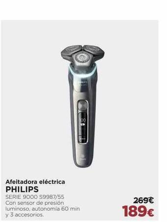 El Corte Inglés Afeitadora eléctrica philips oferta