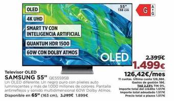 El Corte Inglés Televisor oled samsung 55 oferta