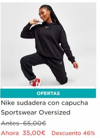 JD Sports Sudadera con capucha nike oferta