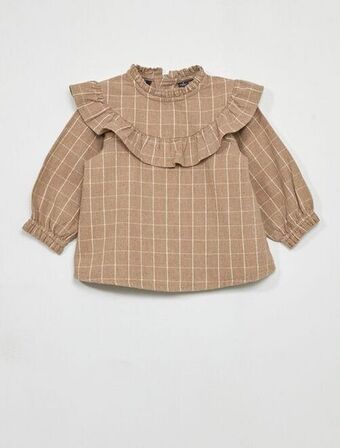 Blusa con volantes