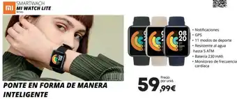 Ecomputer MI Watch Lite Smartwach 9021025 Ponte En Forma De Manera Inteligente oferta