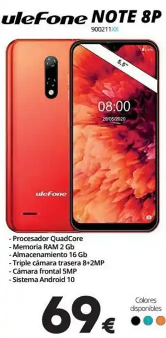 Ecomputer uleFone Note 8P 900211xx oferta