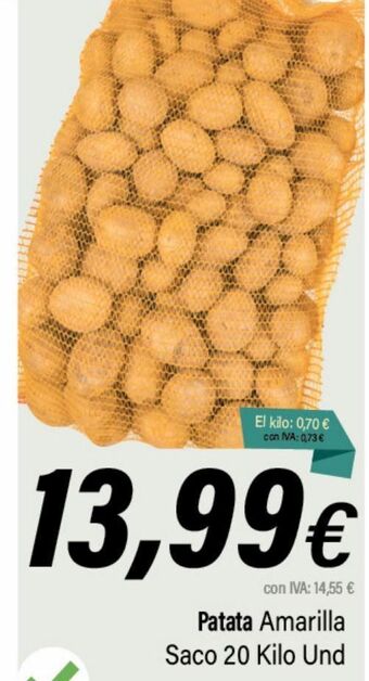 Cash Ifa Patatas oferta