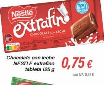Cash Ifa Chocolate con leche nestlé oferta