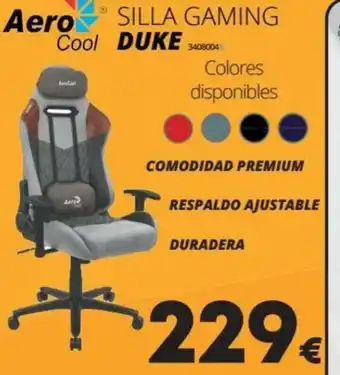 Aero Cool Silla Gaming Duke