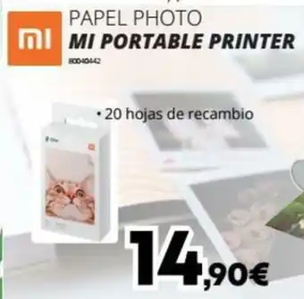 Ecomputer Papel Photo Mi Portable Printer oferta
