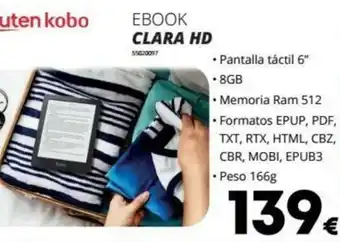 Ecomputer Ebook Clara HD oferta