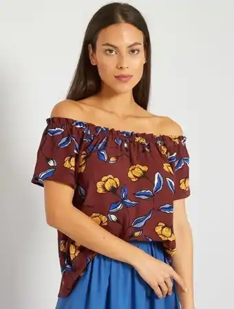 Kiabi Blusa con escote bardot oferta