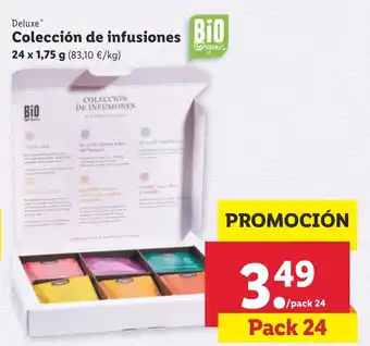 Lidl Deluxe Colección de Infusiones 24 x 1,75g oferta