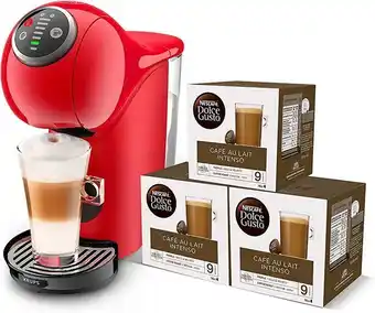 Amazon Krups genio s basic kp3405 - cafetera de cápsulas, capacidad 0.8 l, bebidas frías o calientes, modo eco, pantalla táctil, ... oferta