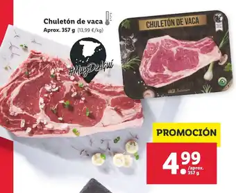 Lidl Chuletón de Vaca Aprox. 357g oferta