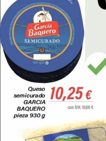 Cash Ifa Queso semicurado garcía baquero oferta