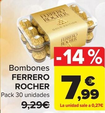 Carrefour Bombones ferrero rocher oferta