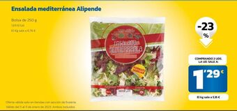 AhorraMas Ensalada mediterránea alipende oferta