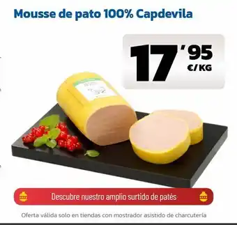 AhorraMas Mousse de pato capdevila oferta