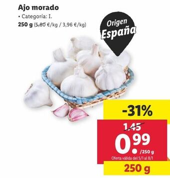 Lidl Ajo oferta