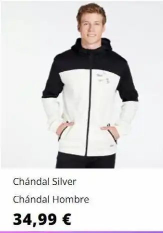 Sprinter Chandal hombre silver oferta