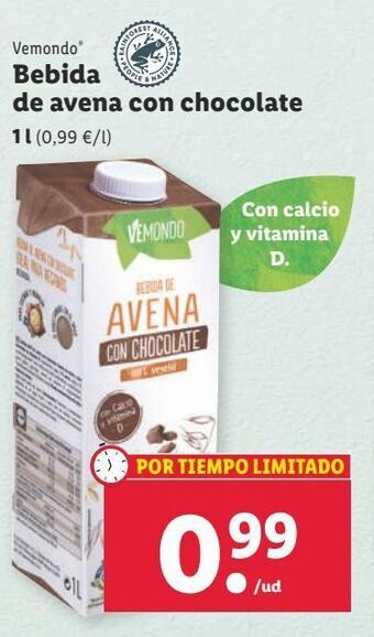 Lidl Bebida de avena oferta