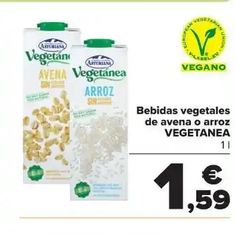 Carrefour Bebidas vegetales de avena oferta