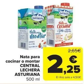 Carrefour Nata para cocinar oferta