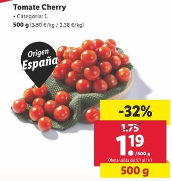 Lidl Tomate cherry oferta