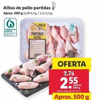 Lidl Alas de pollo oferta
