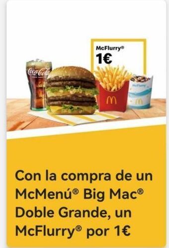 McDonald's Coca-cola coca-cola oferta