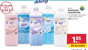 Lidl Suavizante doussy oferta