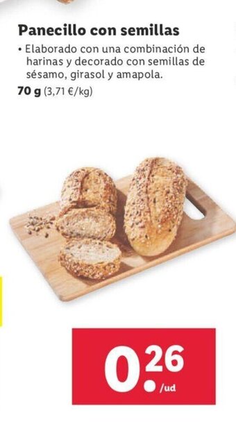 Lidl Panecillo Con Semillas oferta